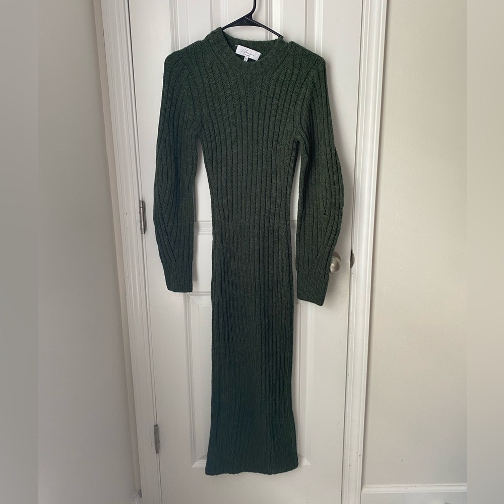 L’Academie Leda Midi Dress